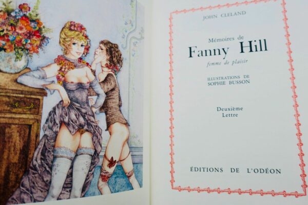 érotique CLELAND Mémoires de Fanny Hill, femme de Plaisir ill-Sophie Busson – Image 9