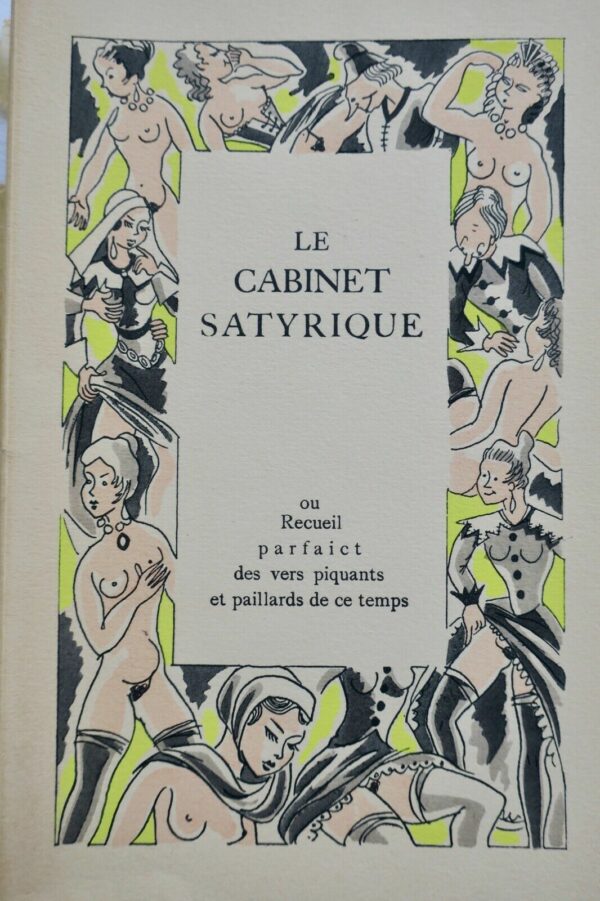 érotique Le Cabinet satyrique, ou Recueil parfaict des vers piquans et paillards – Image 3