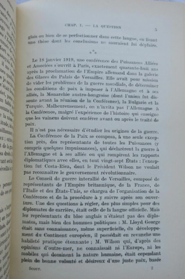 français Langue diplomatique moderne Etude critique.. 1924 – Image 7