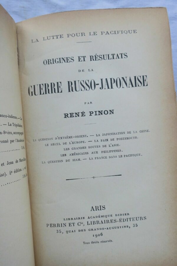 lutte pour le Pacifique - Origines et résultats de la guerre russo-japonaise – Image 4