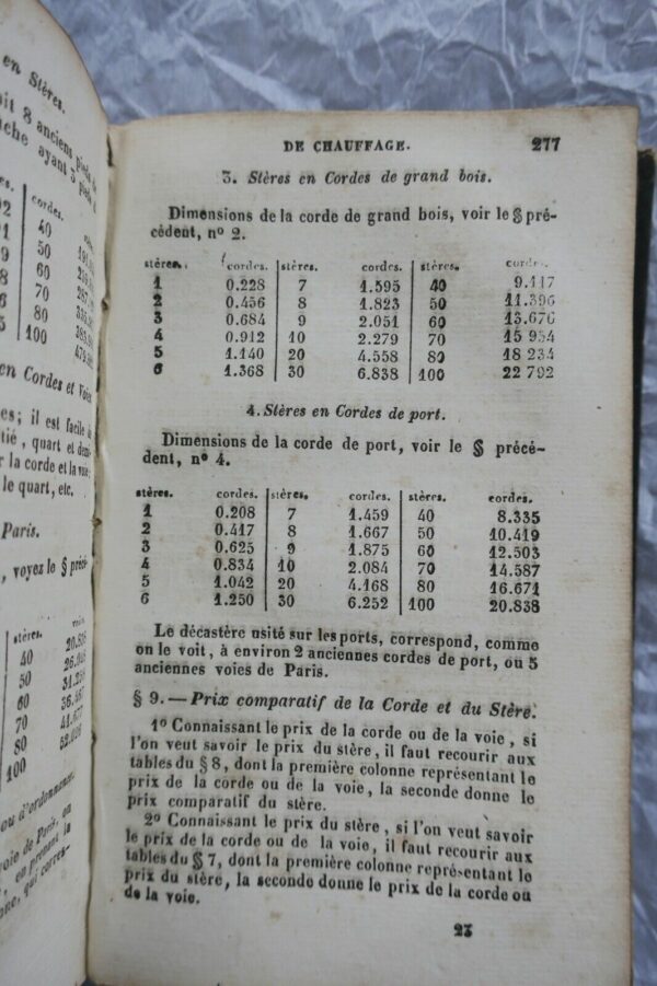 métrologie Nouveau petit manuel des poids et mesures 1839 – Image 8