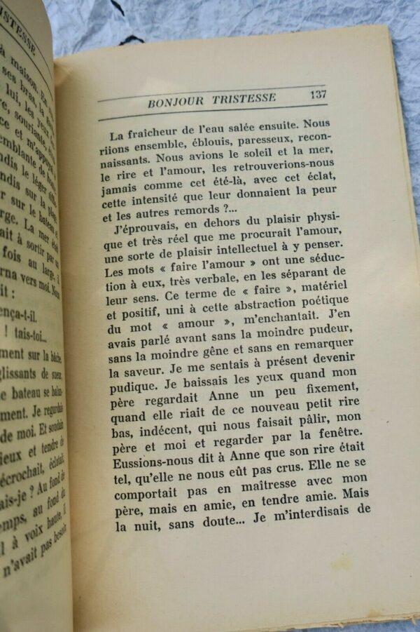 sagan Francoise Bonjour Tristesse 1954 – Image 3