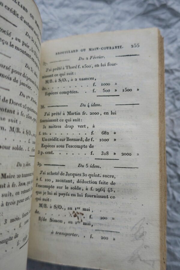 tenue des livres enseignée en vingt et une leçons et sans maître 1830 – Image 4