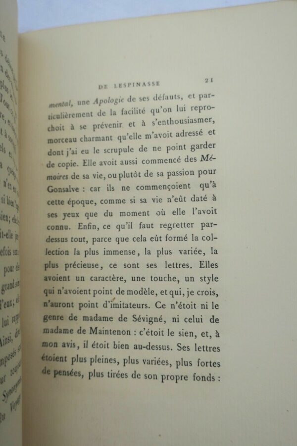 ALEMBERT Le tombeau de Mlle de Lespinasse 1879 – Image 4