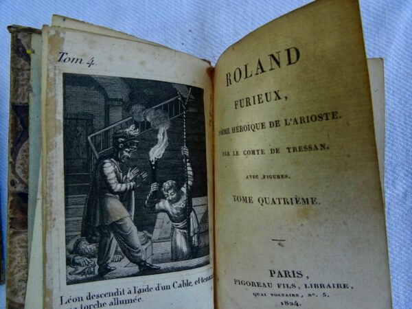 ARIOSTE. Roland Furieux 1824 Comte de Tressan – Image 9