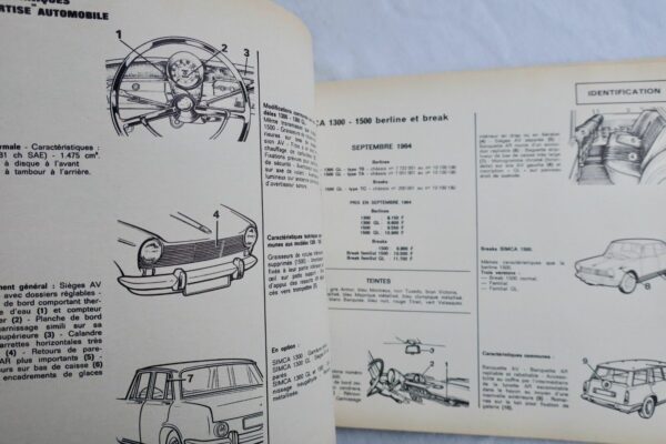 ASSURANCES TECHNIQUES DE L'EXPERTISE AUTOMOBILE 1966 SIMCA 1300-1500 – Image 7