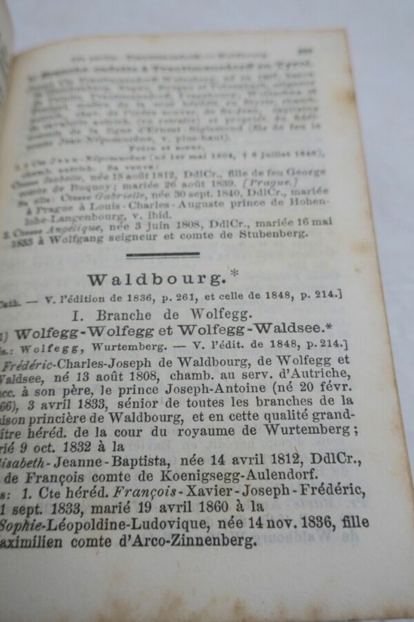 Almanach de Gotha 1864 Annuaire généalogique, diplomatique et statistique... – Image 7