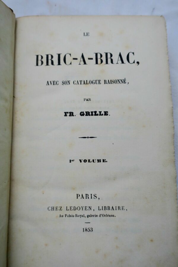 Angers GRILLE Le bric-à-brac 1853 – Image 3