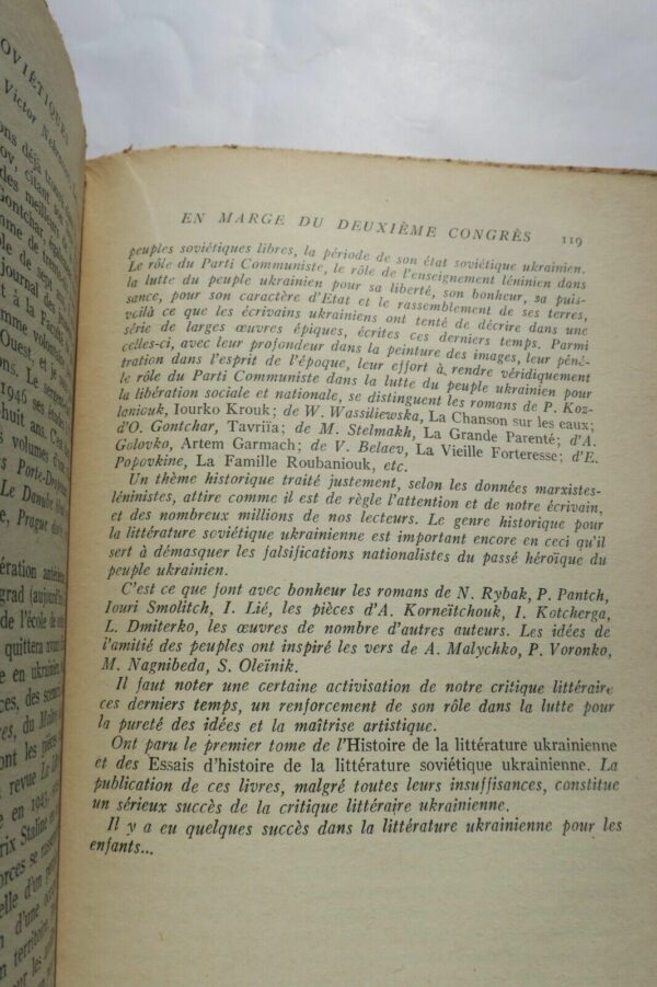 Aragon Littérature soviétiques Denoël. 1955, S.P. + dédicace – Image 7