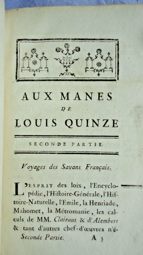 Aux manes de Louis XV et des grands hommes 1776 – Image 7