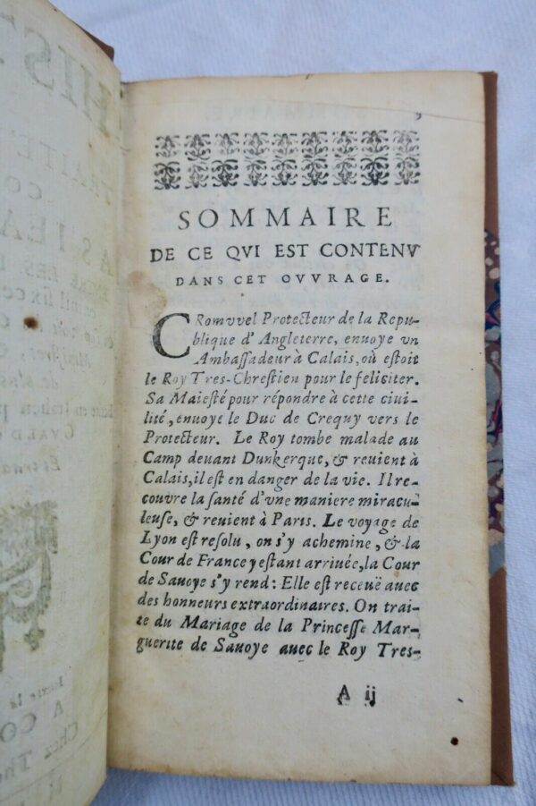 BASQUE Histoire du Traité de la Paix, conclue a St Jean de Luz 1665 – Image 4