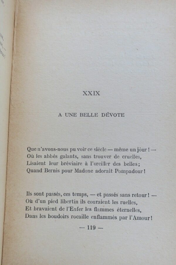 BAUDELAIRE CHARLES VERS RETROUVES (JUVENILIA - SONNETS) - MANOEL 1929 – Image 4