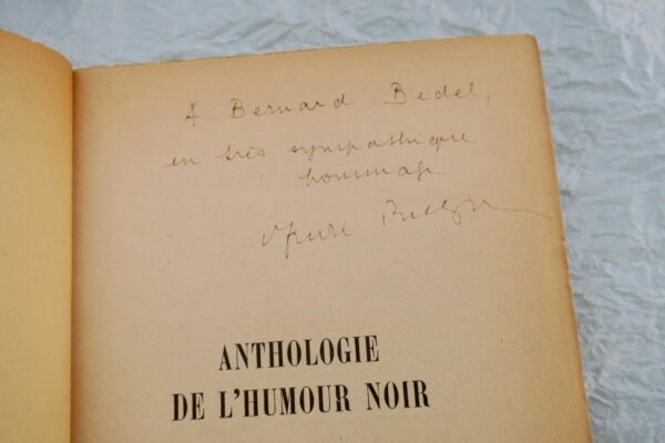 BRETON (André). Anthologie de l'humour noir + dédicace – Image 3