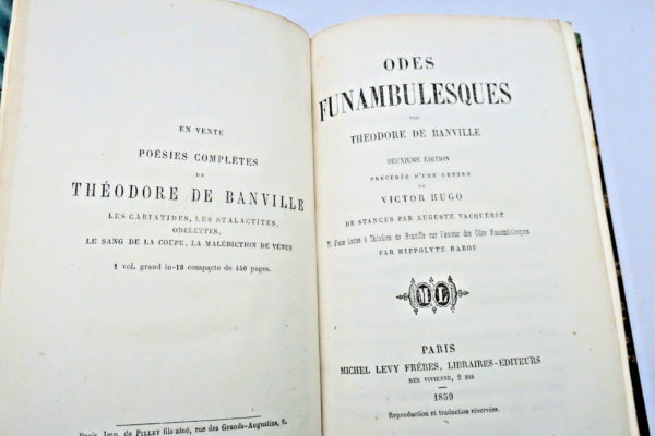 Banville Odes Funambulesques 1859 – Image 6