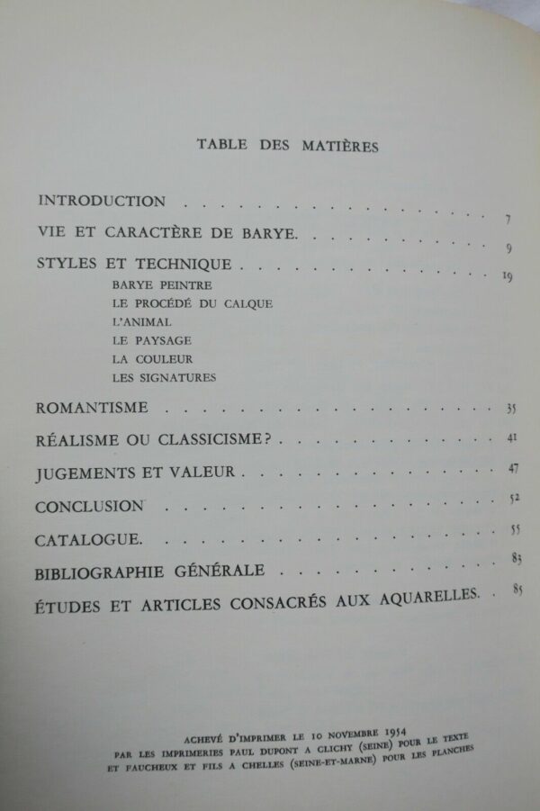 Barye Les Aquarelles de Barye. Etude critique et catalogue raisonné – Image 11