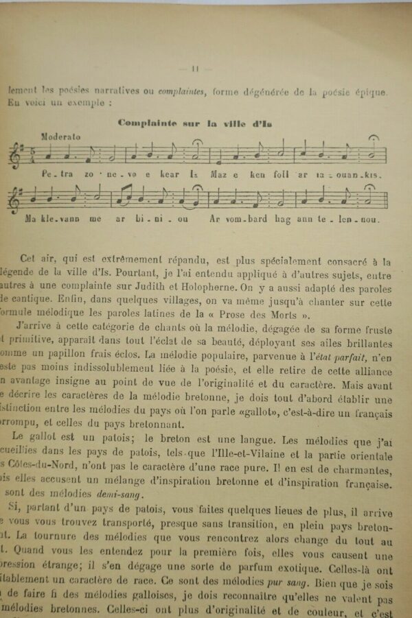 Bretagne Trente Mélodies Populaires de Basse-Bretagne 1885 – Image 7