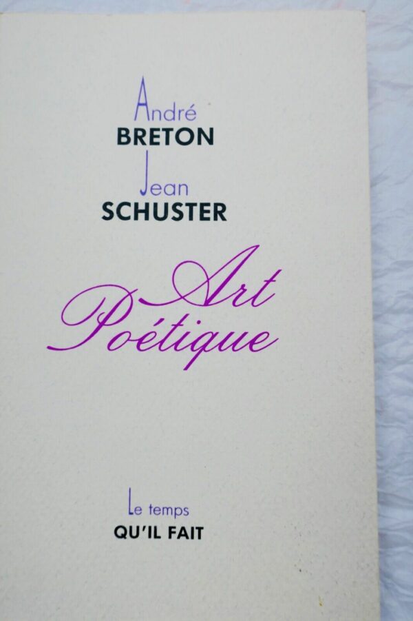 Breton, André Art poétique