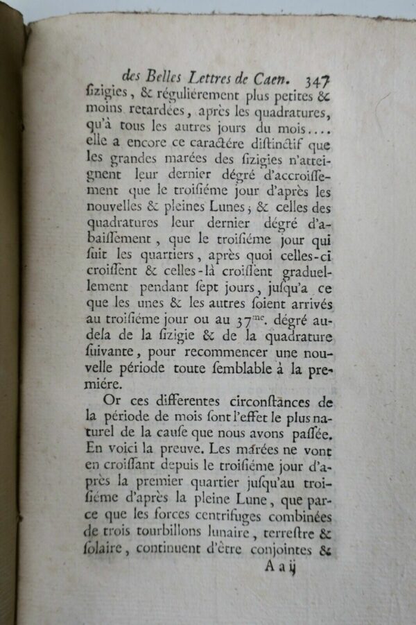 CAEN MEMOIRES DE L'ACADEMIE DES BELLES LETTRES DE CAEN 1755 – Image 4