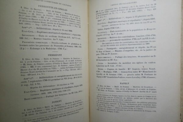 CALVADOS Répertoire sommaire des documents antérieurs à 1800 – Image 3