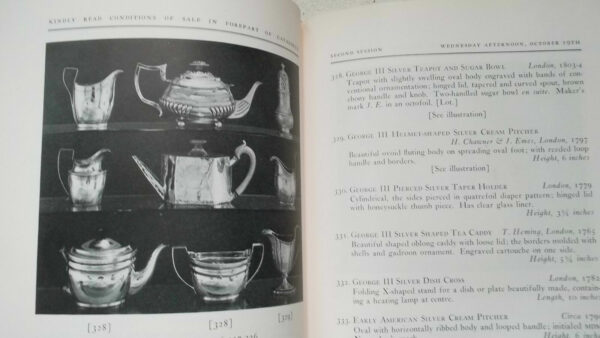 CATALOGUE OF THE COLLECTION OF FINE FRENCH FURNITURE, OBJECTS OF ART AND PORCELA – Image 6