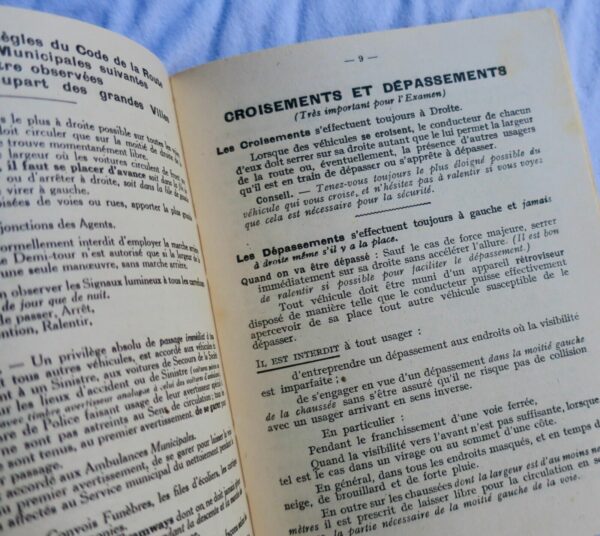 CODE nouveau code de la route, automobiles, motocyclettes, poids lourds... 1947 – Image 8