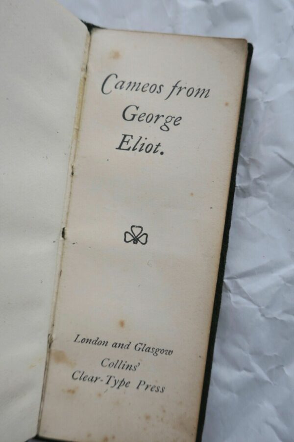 Cameos from George Eliot 40 x 105 mm. – Image 4