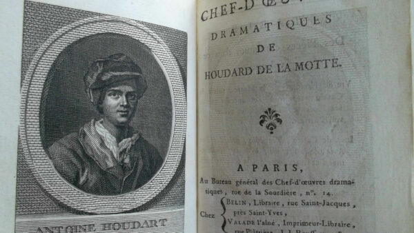 Chefs-d'Oeuvres dramatiques de Houdard de La Motte 1791