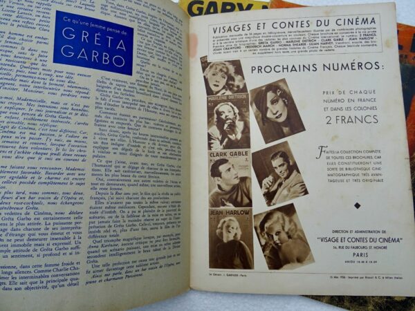 Cinema Sa vie ses films visages et contes du cinéma 1936-1939 – Image 3