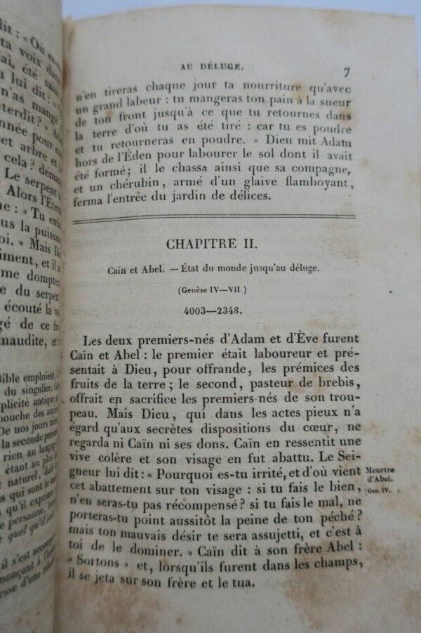 DE BONNECHOSE EMILE HISTOIRE SACREE OU PRECIS HISTORIQUE 1839 – Image 8