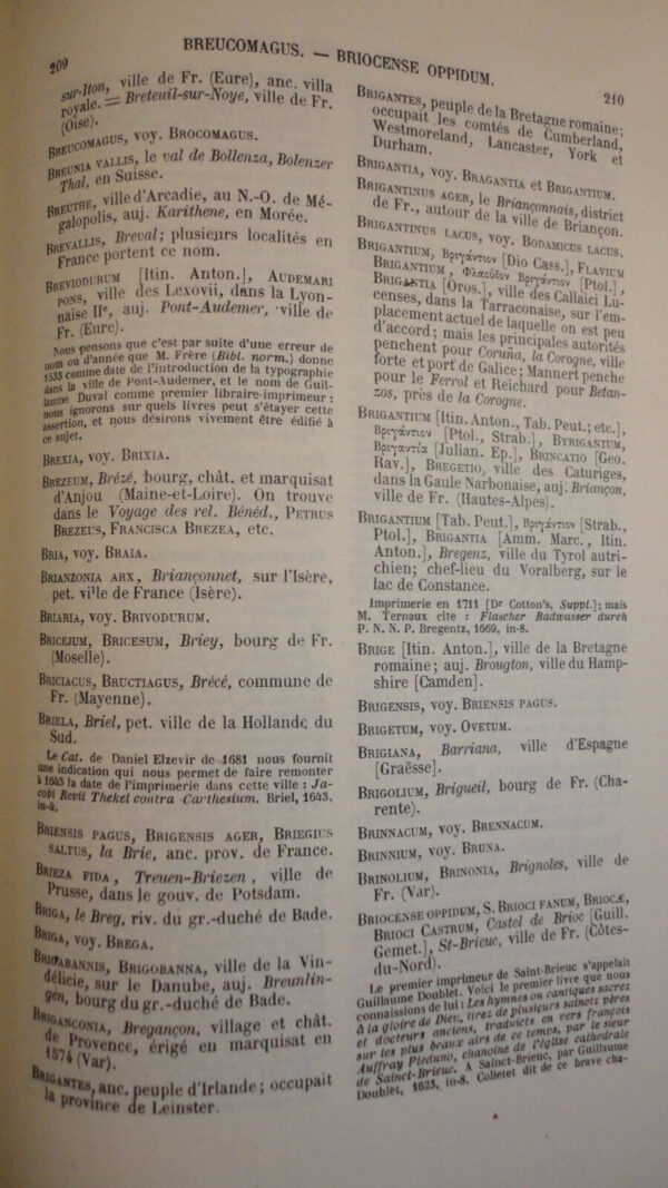 DICTIONNAIRE DE GEOGRAPHIE ANCIENNE ET MODERNE. A l'usage du libraire.. – Image 3