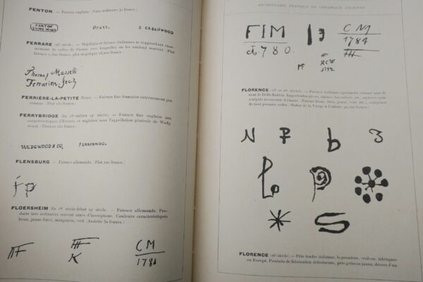 DICTIONNAIRE PRATIQUE DE CERAMIQUE ANCIENNE 1925 – Image 7