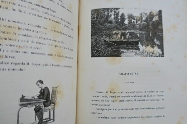 Desbeaux L'aventure de Paul Solange 1888 plat historié – Image 6