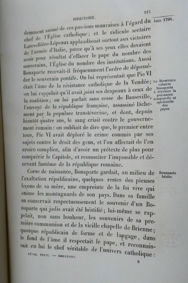 Directoire GABOURD  Histoire du Directoire 1860 – Image 4