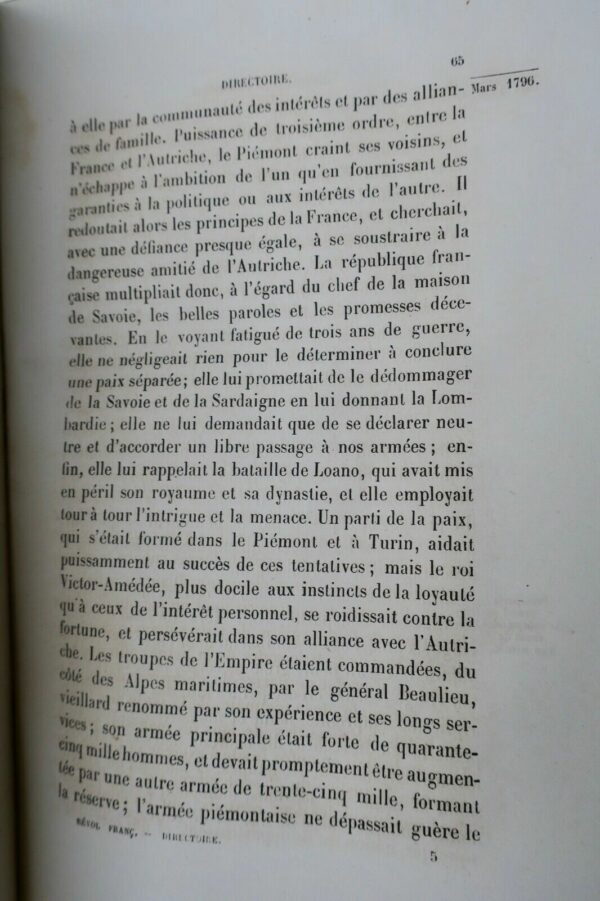 Directoire GABOURD  Histoire du Directoire 1860 – Image 5