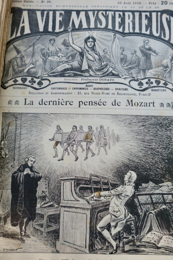 ESOTERIE VIE MYSTERIEUSE-REVUE DE SPIRITISME, MAGNETISME, MAGIE, ASTROLOGIE 1910 – Image 3