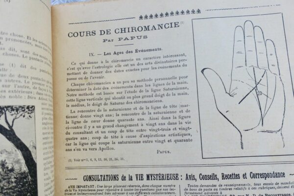 ESOTERIE VIE MYSTERIEUSE-REVUE DE SPIRITISME, MAGNETISME, MAGIE, ASTROLOGIE 1910 – Image 5