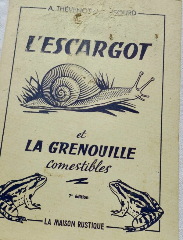 Escargot et la grenouille comestibles