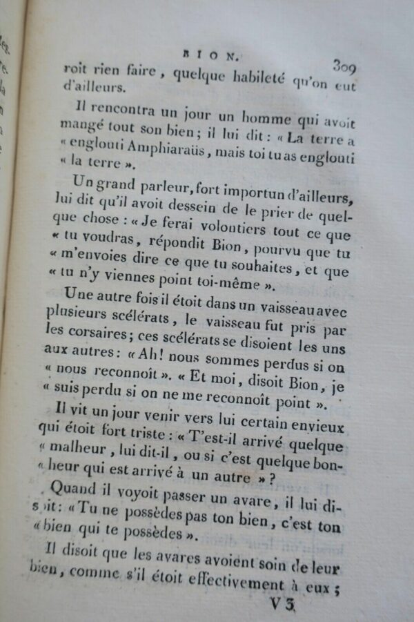 FENELON Les vies des anciens philosophes 1811 – Image 7