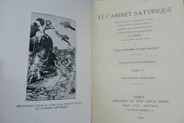 FLEURET Fernand et PERCEAU Louis Le cabinet satyrique – Image 8