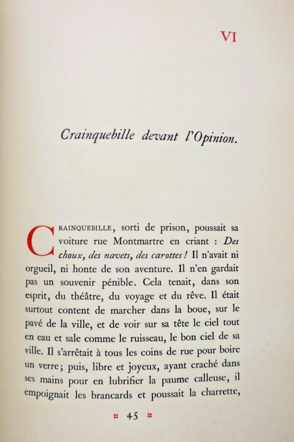 FRANCE  Crainquebille. Putois, Riquet et les pensées de Riquet BIBLIOLATRE – Image 4