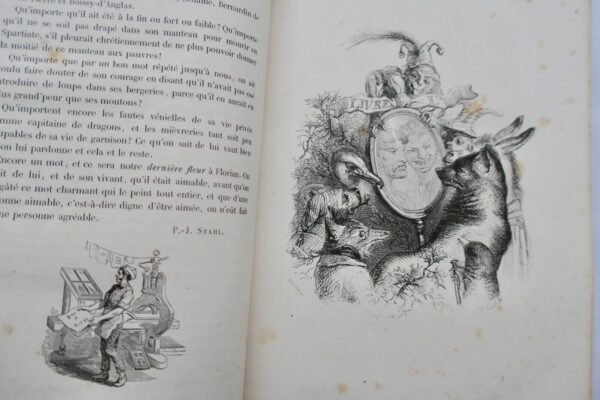 Florian Fables de Florian ; suivies de Tobie et de Ruth, ill- Grandville – Image 11