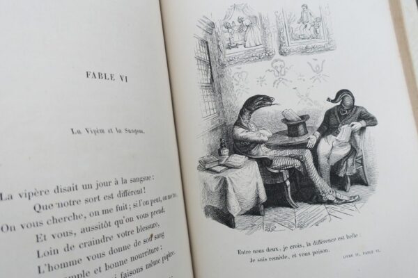 Florian Fables de Florian ; suivies de Tobie et de Ruth, ill- Grandville – Image 12