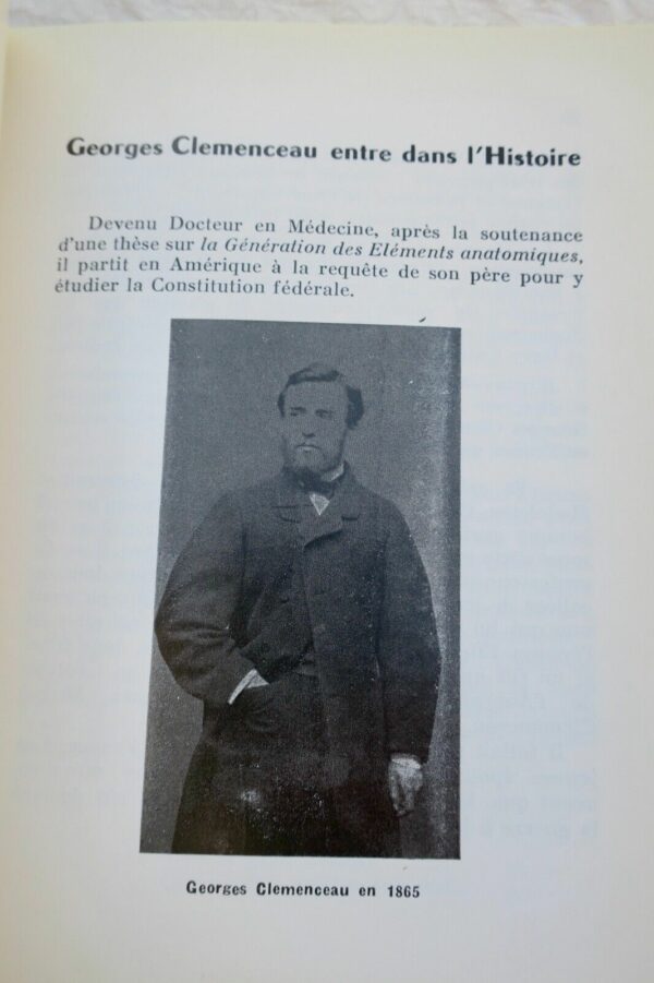 GEORGES CLEMENCEAU - SA VIE RACONTEE A LA JEUNESSE DE FRANCE - ENVOI DE L'AUTEUR – Image 7