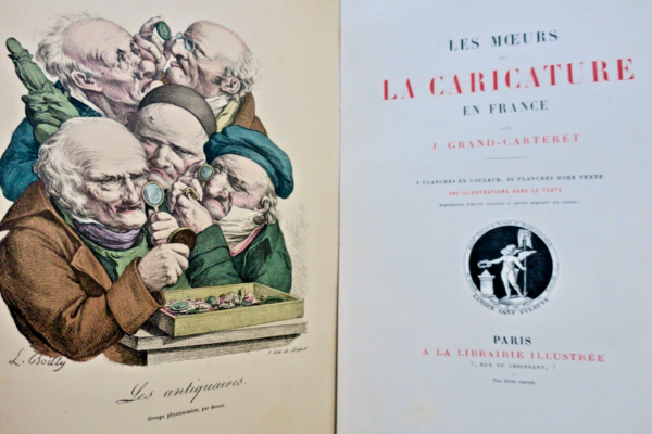 GRAND-CARTERET Les moeurs et la caricature en France 1888