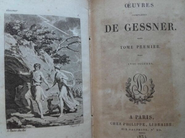 Gessner Oeuvres complètes de Gessner 4/4 1834 – Image 4