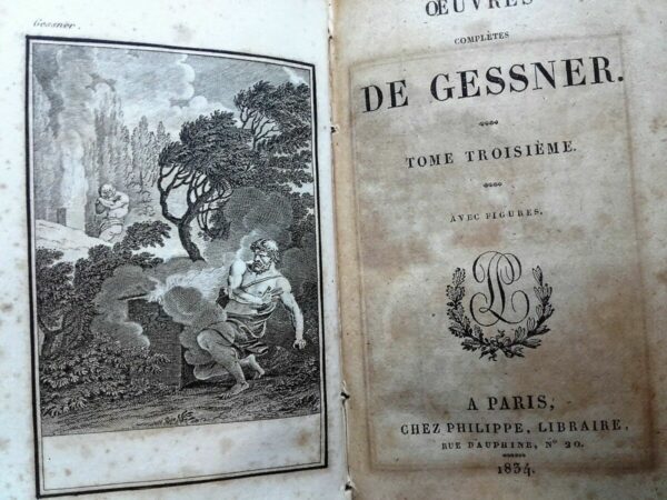 Gessner Oeuvres complètes de Gessner 4/4 1834 – Image 5