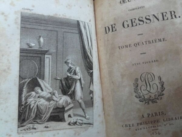 Gessner Oeuvres complètes de Gessner 4/4 1834