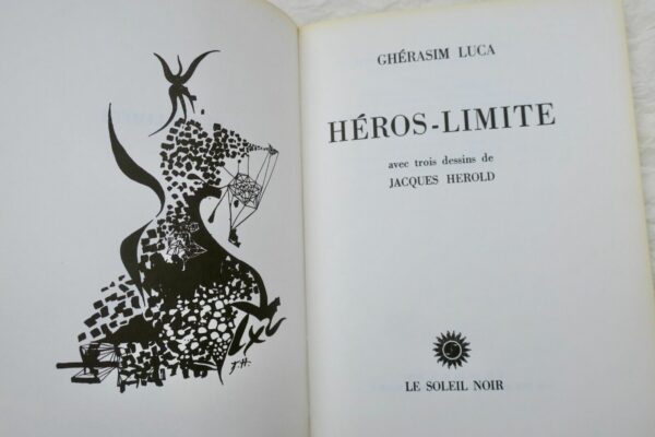 Ghérasim Luca : Héros-limite Le Soleil Noir 1970 illustrations Jacques Hérold – Image 10