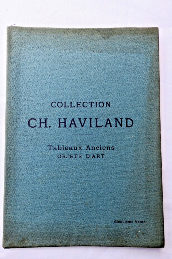 HAVILAND, TABLEAUX ANCIENS, OBJETS D' ART 1922