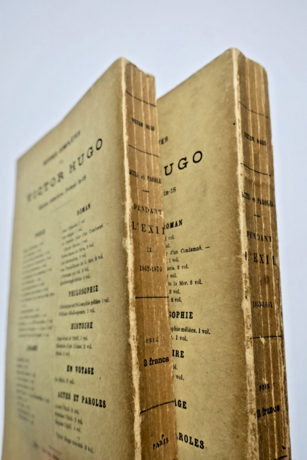 HUGO Pendant l'exil,(actes et paroles) J.Hetzel & cie/Quantin – Image 4